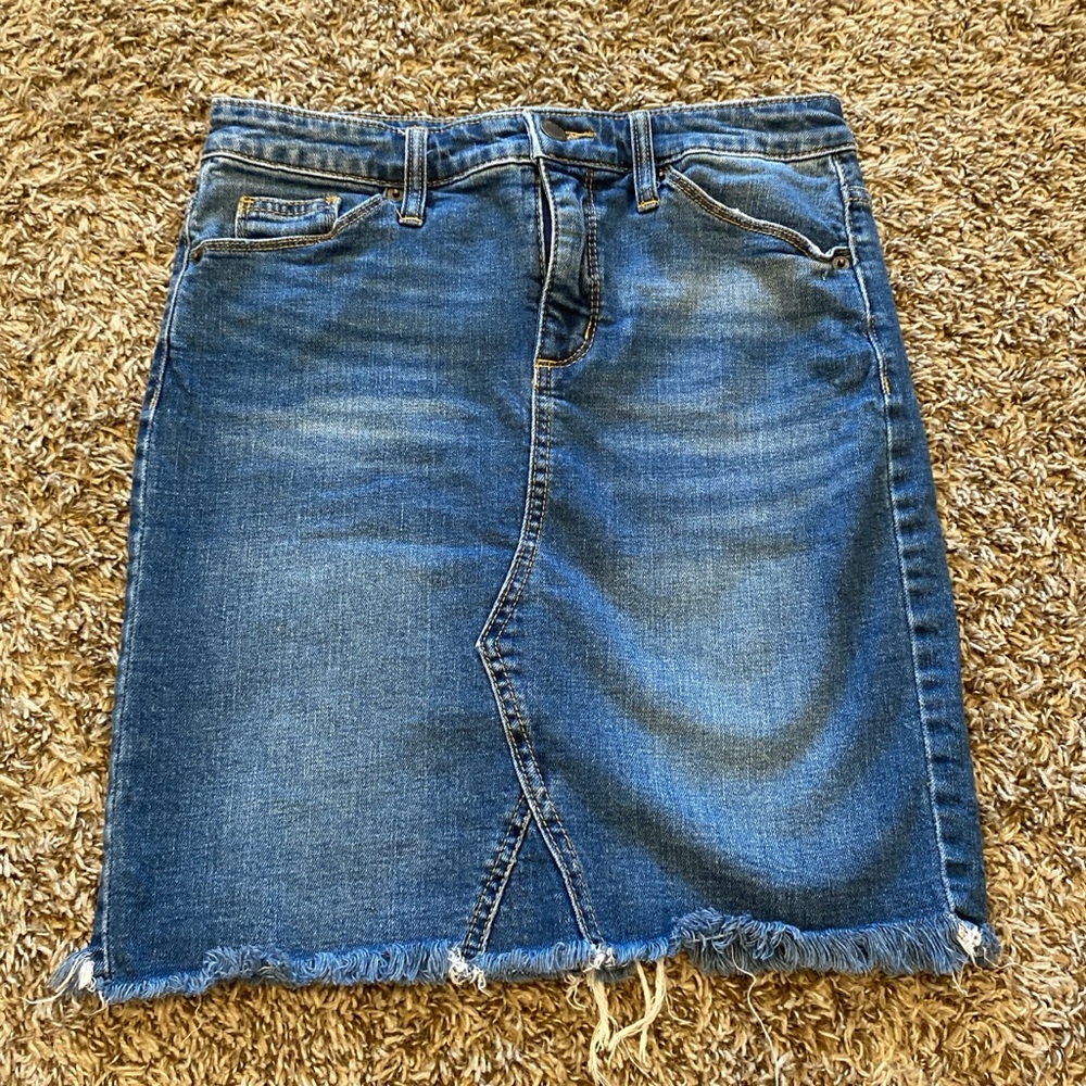 Universal Thread Light Blue Denim Skirt